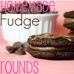 Homemade Fudge Rounds
