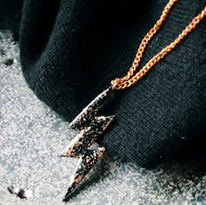 Striking Lightning Bolt Necklace