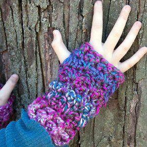 One Skein Wonder Fingerless Gloves