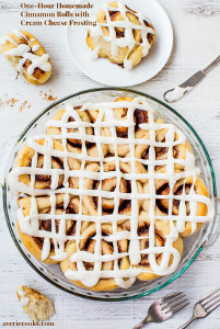 One-Hour Homemade Cinnamon Rolls