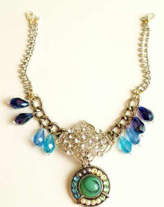 Fabulous Fringe Rhinestone Necklace