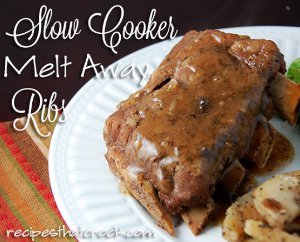 Slow Cooker Melt Away Ribs