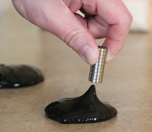 Magically Magnetic Homemade Slime