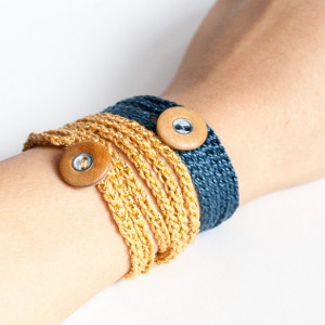 Beach Bum Wrap Crochet Bracelet