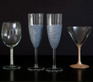 Glitz and Glam Wine Glass Tutorial