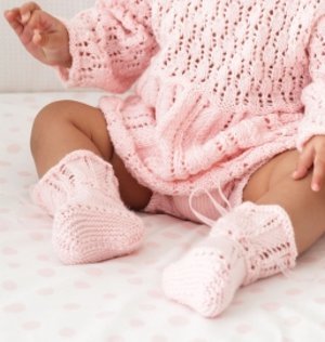 Sweetheart Baby Booties