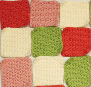 Color Block Granny Square Pattern