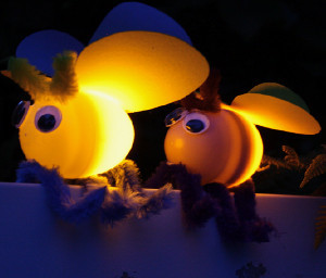 Unexpected Plastic Egg Fireflies