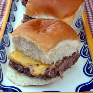 Homemade White Castle Sliders