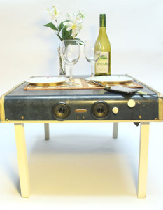 DIY Suitcase Table