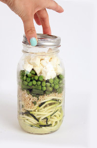 Mason Jar Noodle Salad