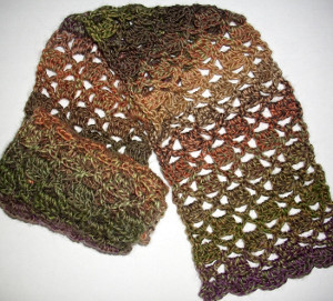 Funky Brick Crochet Scarf Pattern