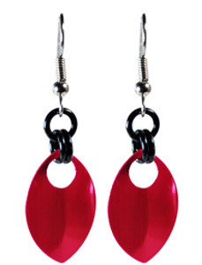 Precious Metallic Aluminum Earrings