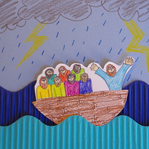 Jesus Calms the Storm Paper Craft
