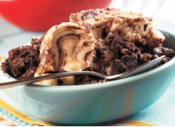 Brownie Cream Cheese Pudding Cake
