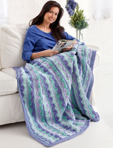 Magical Mist Crochet Throw