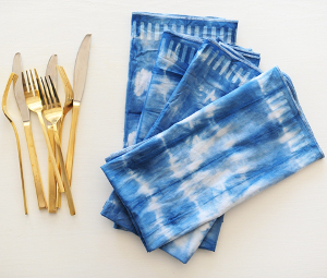 Breezy Bohemian Indigo Dye Napkins