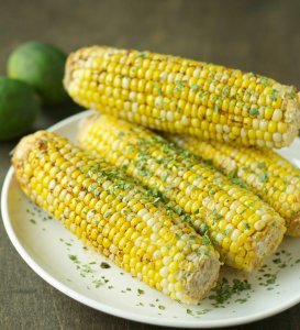 Corn on the Cob with Chili Lime Butter