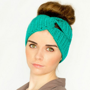 Twisted Turban Headband Crochet Pattern