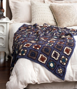Patchwork Lacy Crochet Afghan
