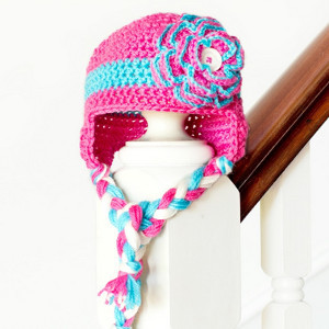 Tickled Pink Baby Hat