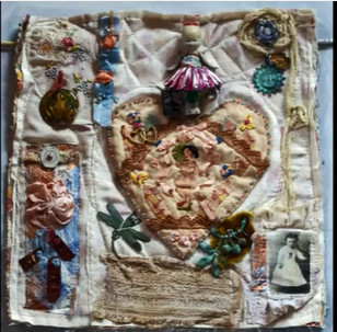How to Sew a Bezel onto a Scrappy Quilt