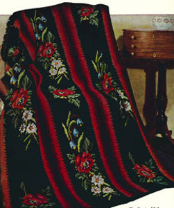 Traditional Floral Afghan
