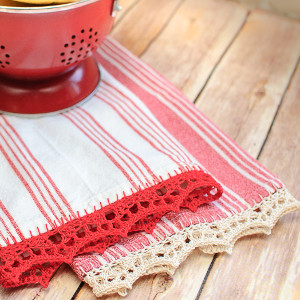 Time for Tea Towels Crochet Edging