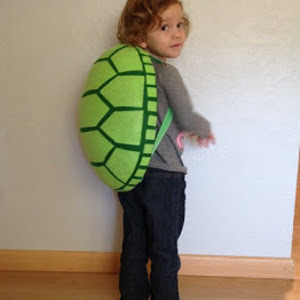 Turtle Shell Kid's Halloween Costume Idea