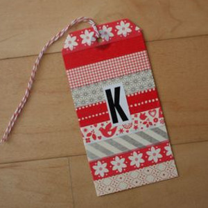 DIY Tape Gift Tags