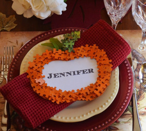 Actually the Prettiest Pumpkin Place Cards