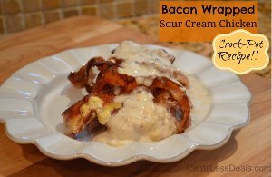 Bacon-Wrapped Cream Cheese Chicken