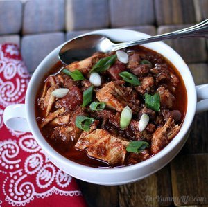 Slow Cooker Pork Ranch Chili