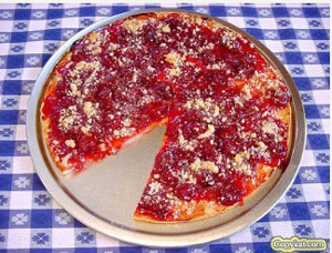 Homemade Cici's Cherry Dessert Pizza