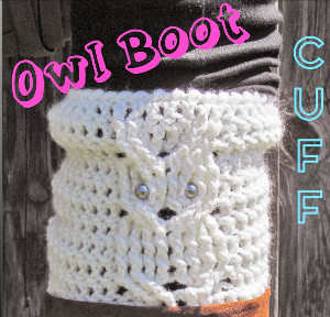 Trendy Owl Boot Cuff