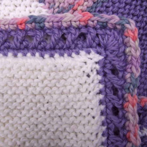 How to Crochet a Crossed Double Border