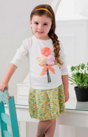 Girl's Stockinette Skirt