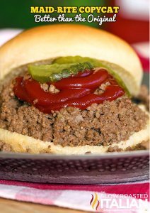 Maid-Rite Copycat Loose Meat Sandwiches