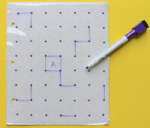 DIY Dots and Squares Game