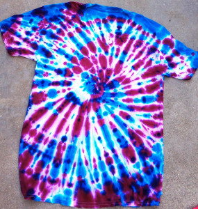 Spiral Tie Dye T Shirts Technique