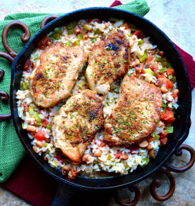 Poor Girl's Pork Chops and Rice | FaveGlutenFreeRecipes.com