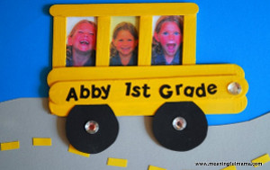 Back to School Bus Frame