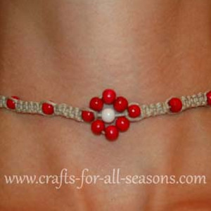 Ready Red Hemp Necklace