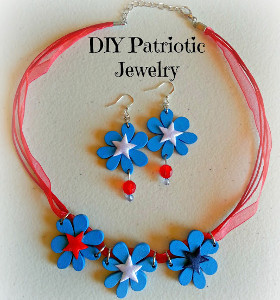 Easy Patriotic Ribbon Jewelry
