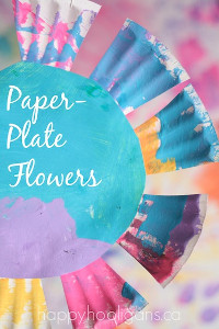 Pastel Paper Plate Flowers