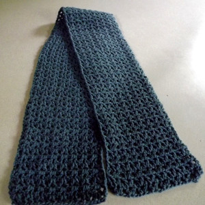 Beginner V-Stitch Crochet Scarf