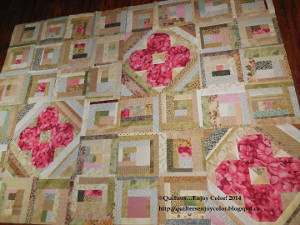 Scrappy Fun Flower Quilt