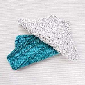 Stamen Stripe Knitted Facecloth