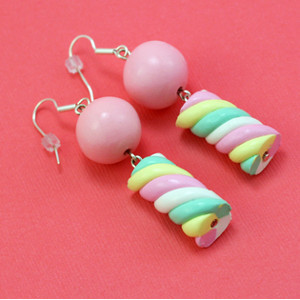 Playful Marshmallow DIY Earrings