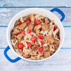 Chicken and Cherry Tomato Stir Fry